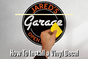 Vinyl Decal Install