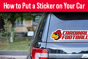 How To Install a Sticker On Your Car