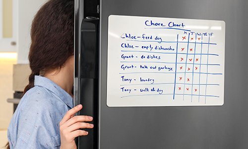Magnetic Dry-Erase Board for Fridge White Board Stickers for